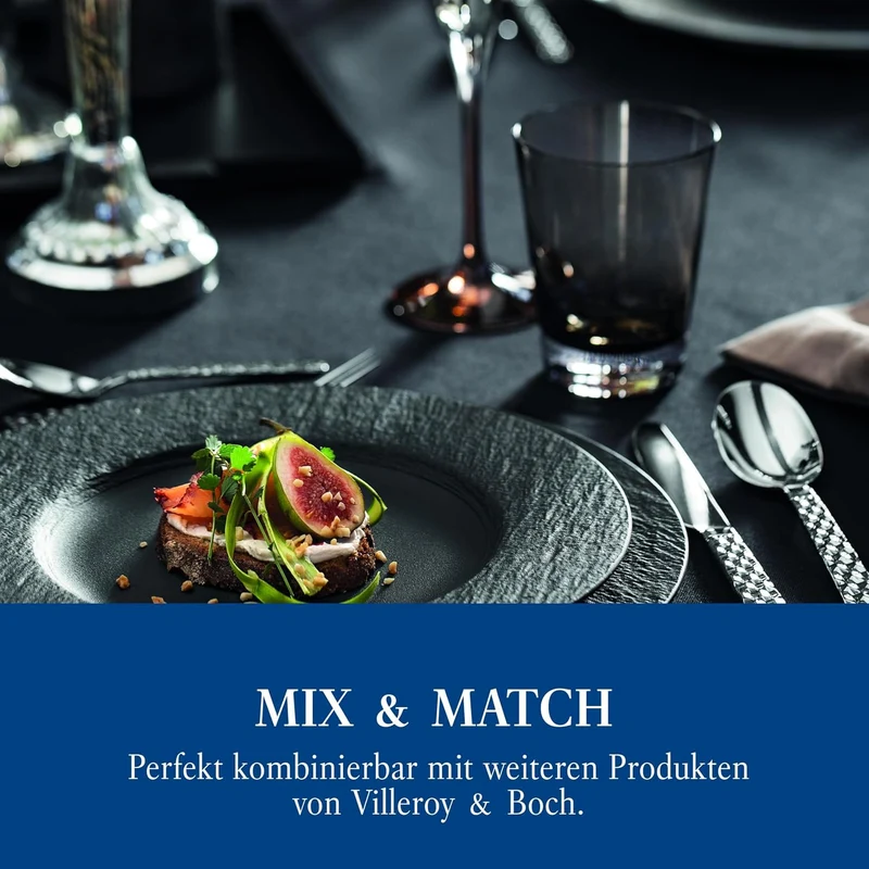 Villeroy und Boch Boston Tafelbesteck für bis zu 12 Personen, 113-teilig, Edelstahl Tafelbesteck | 1