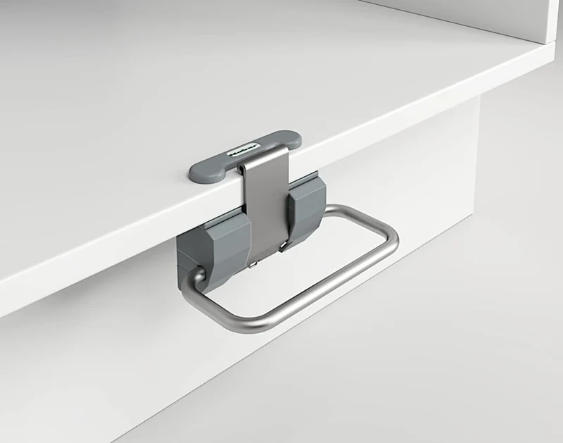 Naber 8012367 manuelles Fusspedal Cox Cick® dunkelgrau/Chrom matt