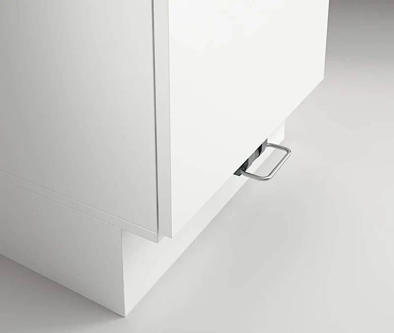 Naber 8012367 manuelles Fusspedal Cox Cick® dunkelgrau/Chrom matt