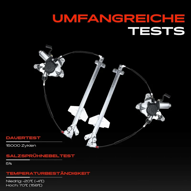 Frankberg 2X Fensterheber Mit Motor Vorne Links Rechts für Tourneo Connect Transit Connect P65 P70 P