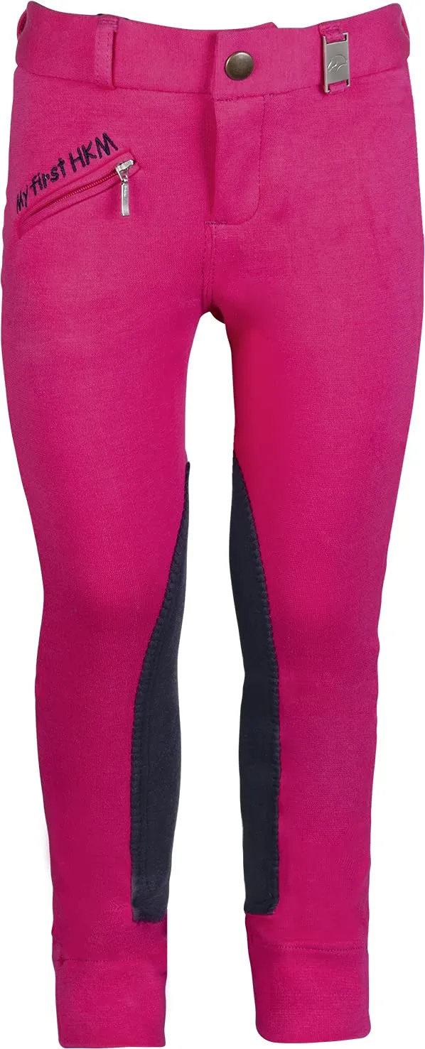 HKM Mädchen Hose My First 122 Dunkelpink/Navy, 122 Dunkelpink/Navy
