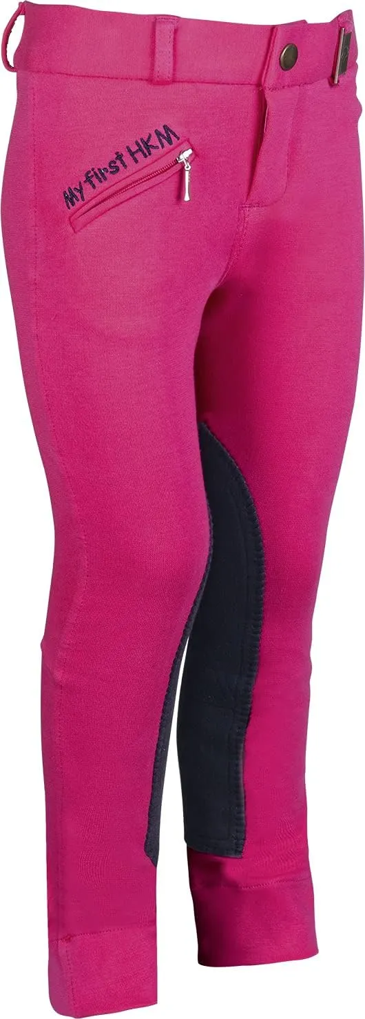 HKM Mädchen Hose My First 122 Dunkelpink/Navy, 122 Dunkelpink/Navy