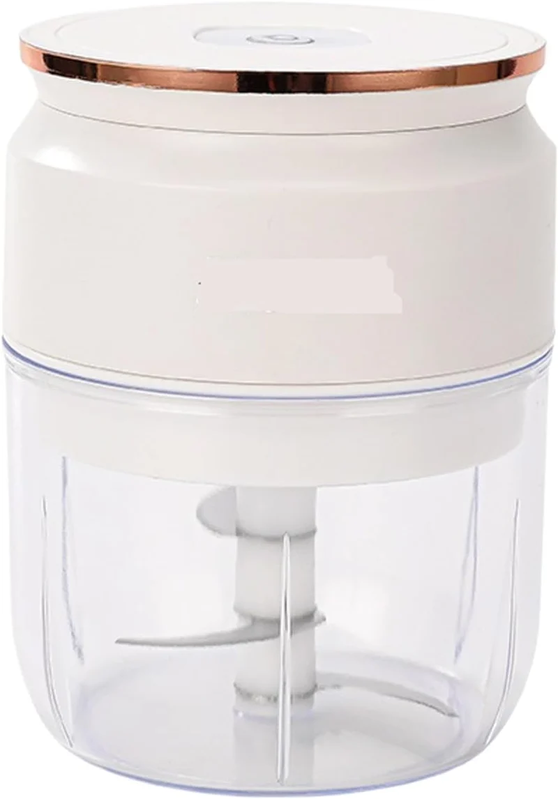 Elektrischer Knoblauchschneider,USB Wiederaufladbarer Zwiebelzerkleinerer,Tragbarer Knoblauchpresse