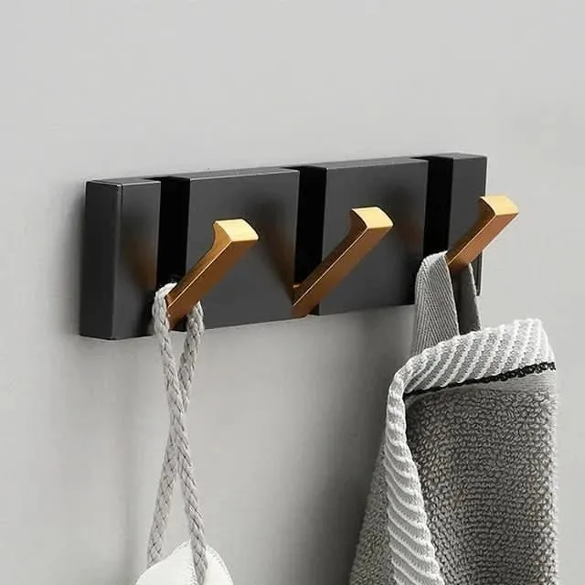 HOOKLUX – Faltbare Wandhakenleiste Aus Aluminium, Platzsparend Und Vielseitig