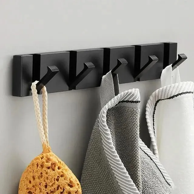 HOOKLUX – Faltbare Wandhakenleiste Aus Aluminium, Platzsparend Und Vielseitig