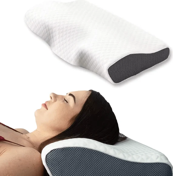 SILENZA Kissen – Ergonomisches Nackenstützkissen Mit Gedächtnis-Schaum Für Erholsamen Schlaf