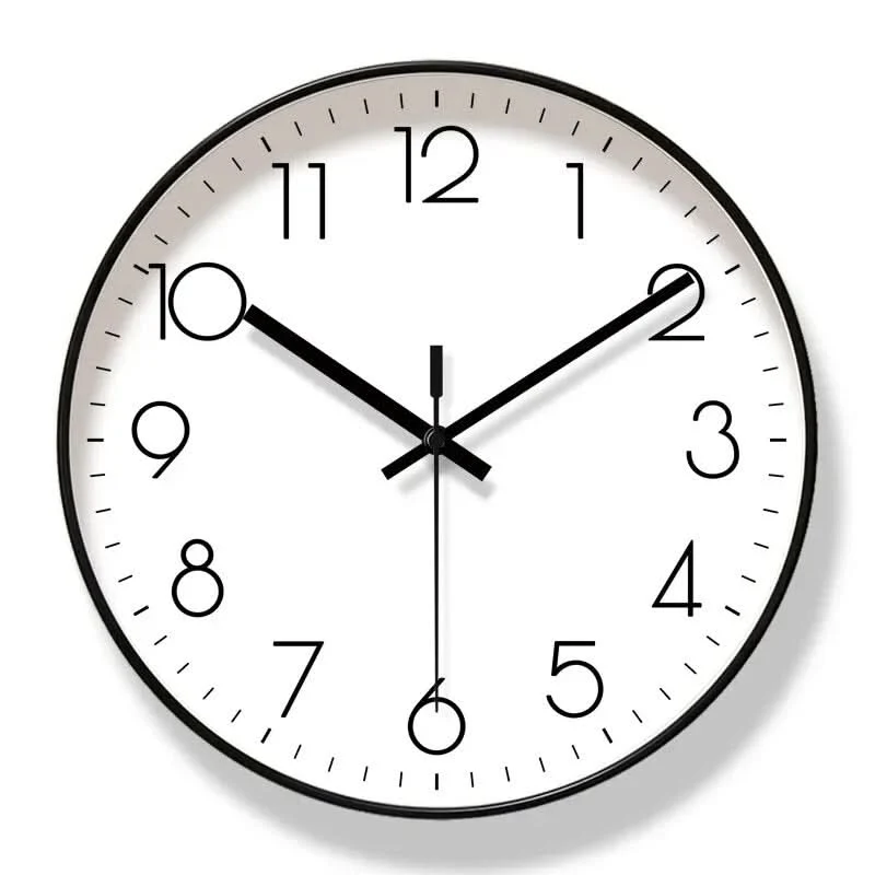 Minutum – Minimalistische Wanduhr im Skandinavischen Stil mit leisem Quarzwerk