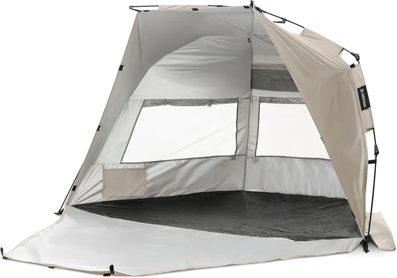 Deryan Up-to-Go Pop-Up Strandzelt für Kinder – UV-Schutz UPF 50+ und Windschutz, Kompakt & Faltbar,