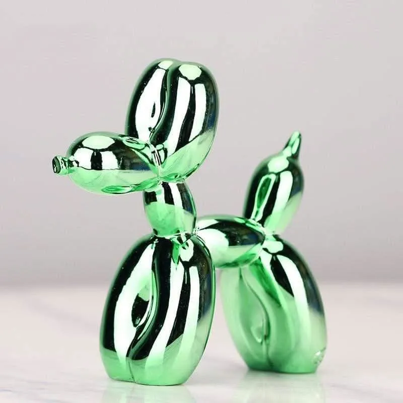 Elisvana Pop Art Ballon Hund Figur Aus Harz Hochwertige Skulptur