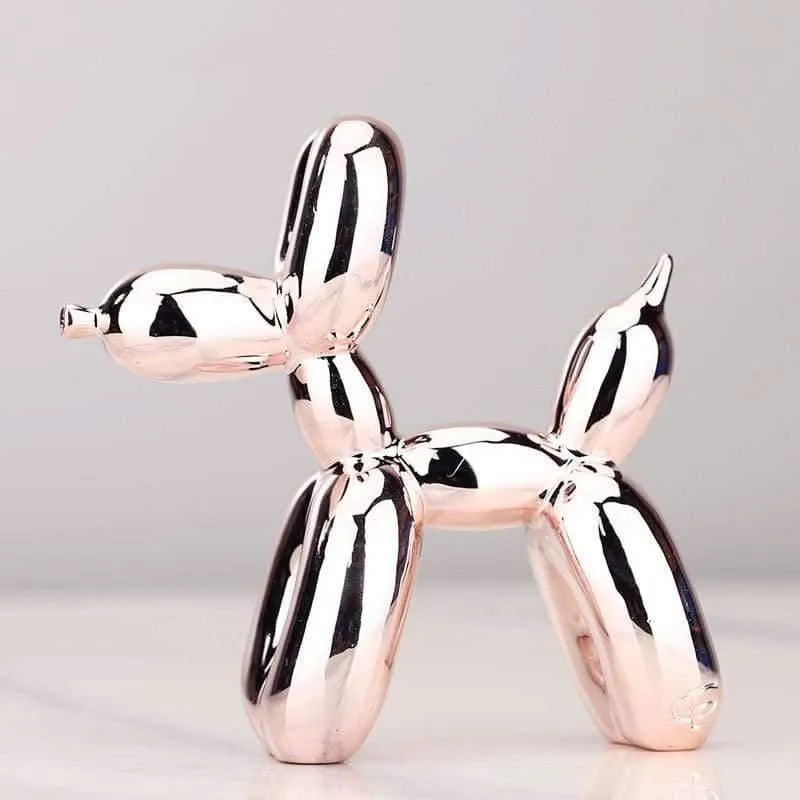 Elisvana Pop Art Ballon Hund Figur Aus Harz Hochwertige Skulptur