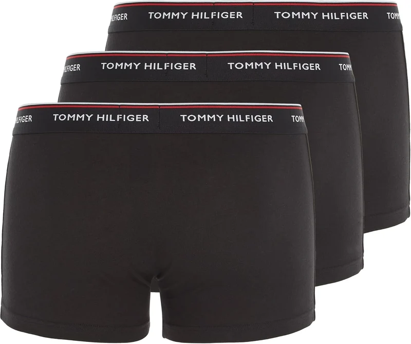 Tommy Hilfiger Herren Boxershorts (3er Pack) XL Schwarz (Black), XL Schwarz (Black)