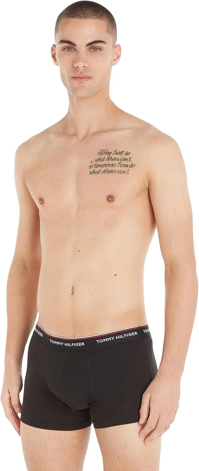 Tommy Hilfiger Herren Boxershorts (3er Pack) XL Schwarz (Black), XL Schwarz (Black)
