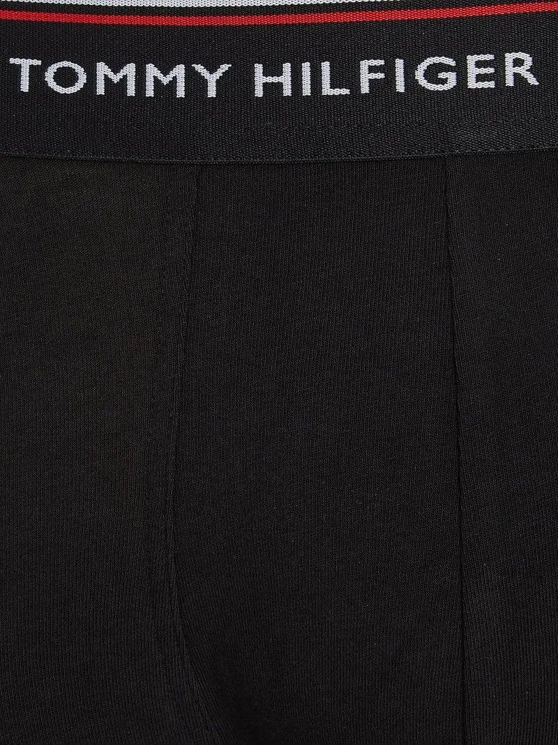 Tommy Hilfiger Herren Boxershorts Trunks Unterwäsche, Mehrfarbig (Black), L