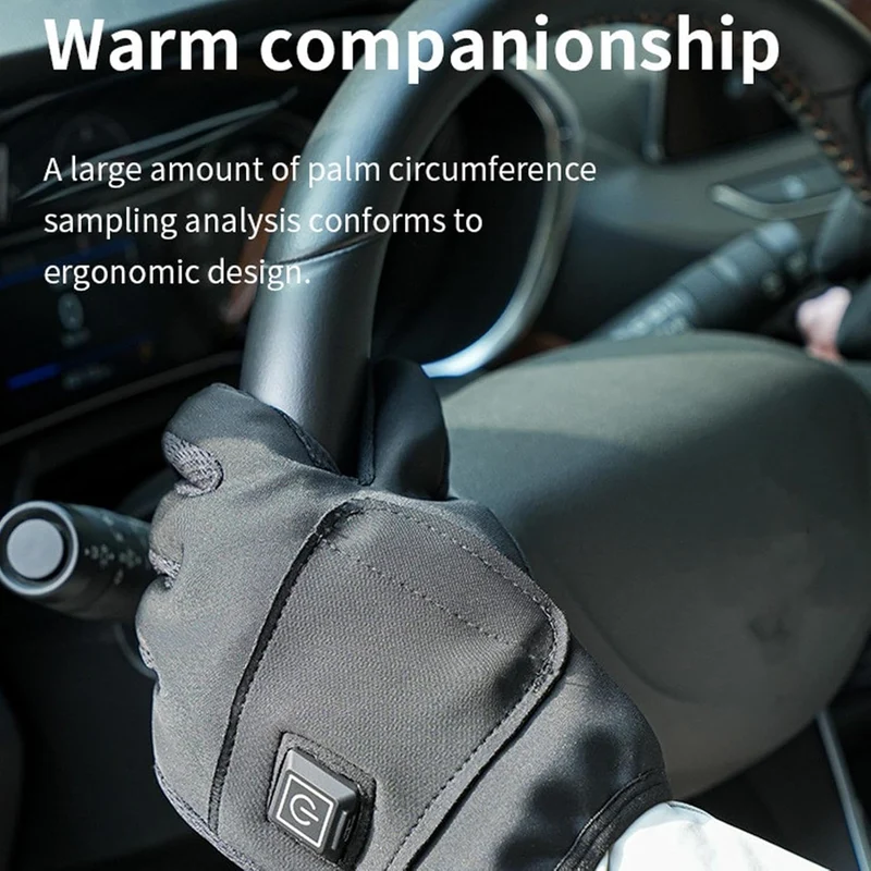 Beheizte Arbeitshandschuhe,Wärmehandschuhe | Handwärmende Thermohandschuhe,3 Temperatureinstellungen