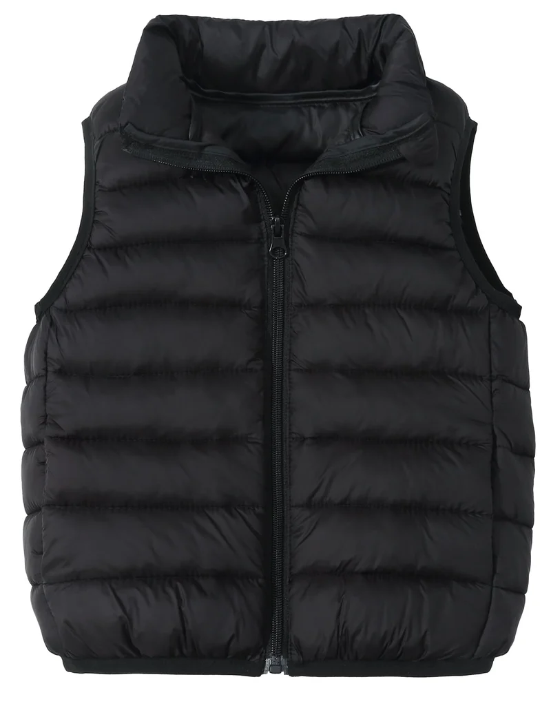 Happy Cherry Kinder Winterweste Gefütterte Stehkragen Weste Winddicht Ärmellose Jacke Baby Warme Ste