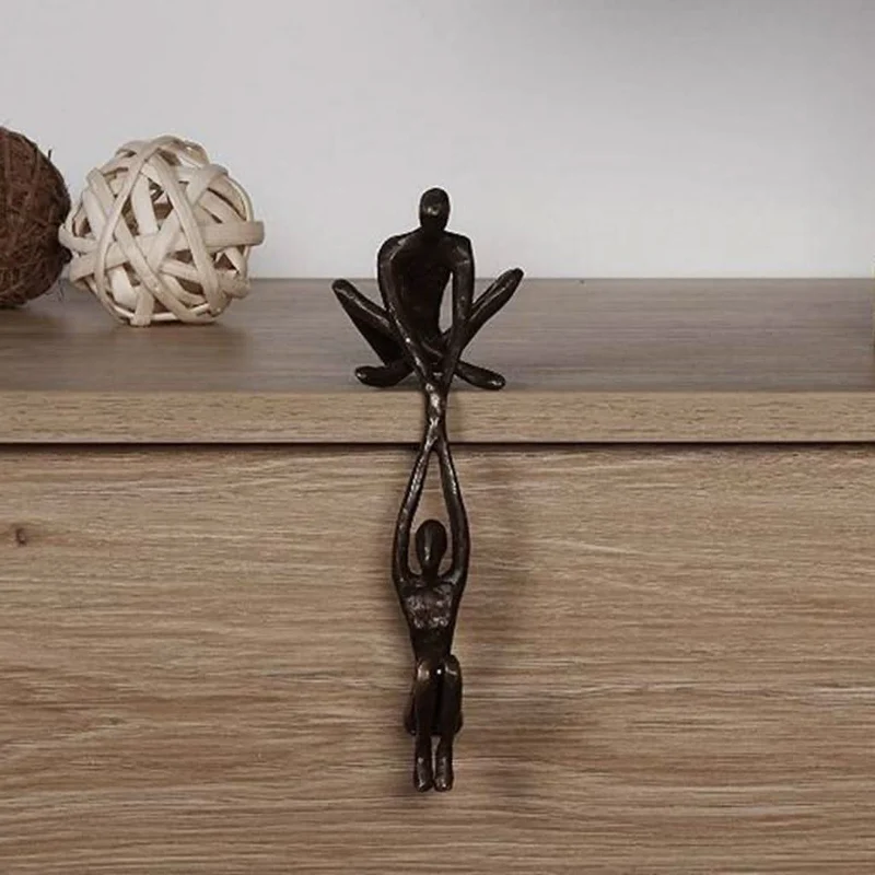 ALTRIVA Abstrakte Menschenfigur-Skulptur Minimalistisches Design Harz Eleganz Und Stärke