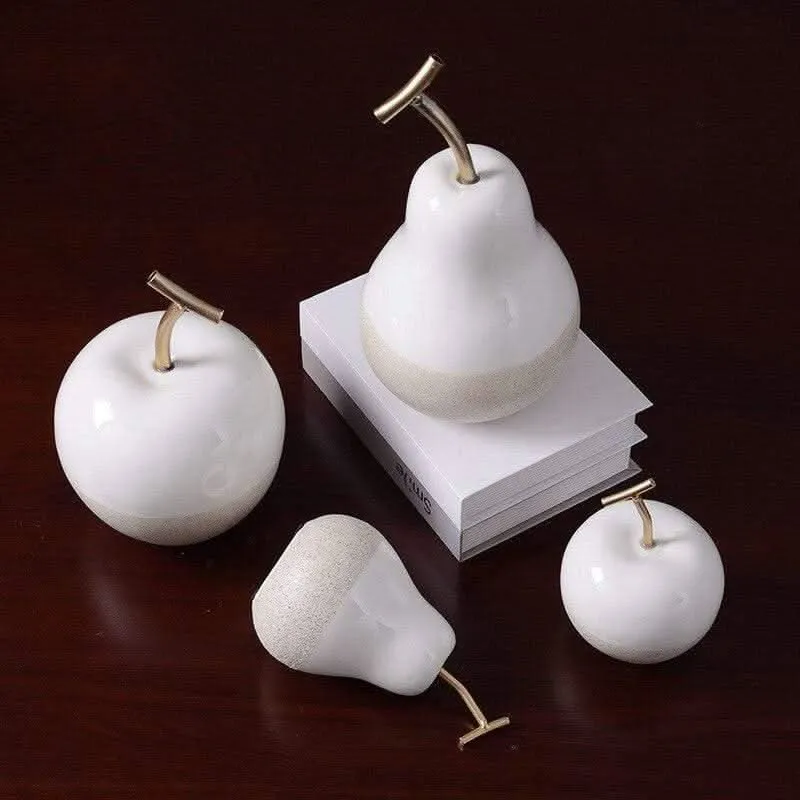 VIRELLA Keramische Obstskulpturen Modernes Design Zeitlose Eleganz Für Wohnräume