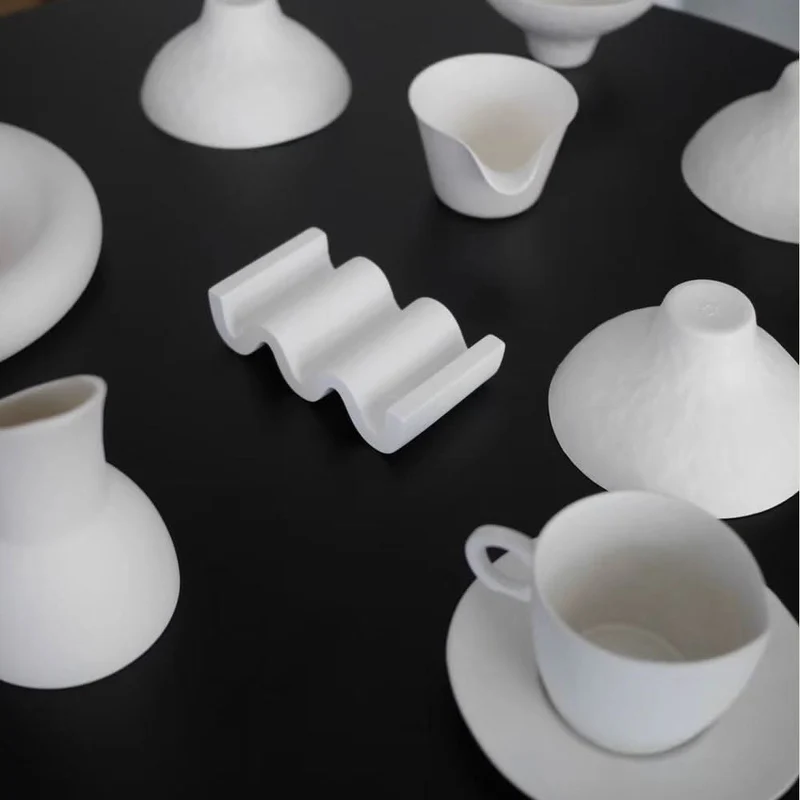 ZARIELLE Multifunktionaler Wellen-Organisator Beton Elegantes Zuhause
