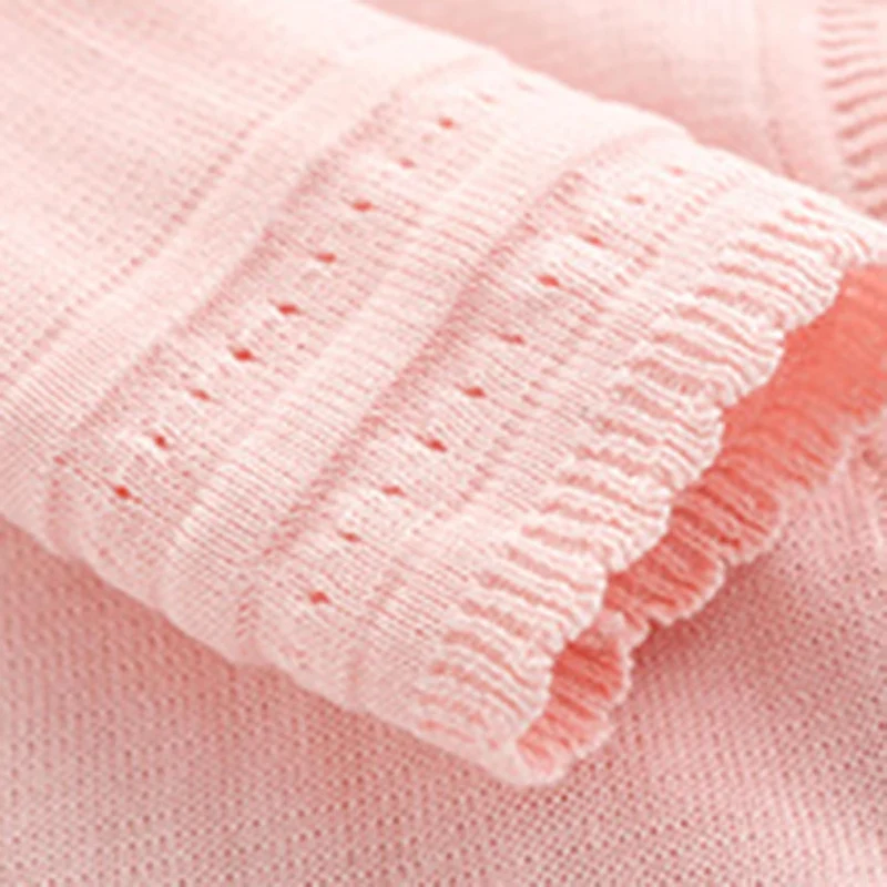 Winterjacke Kinder-Jacke Neugeborenen Baby Mädchen Baumwolle Stricken Pullover Solide Langarm Tops S