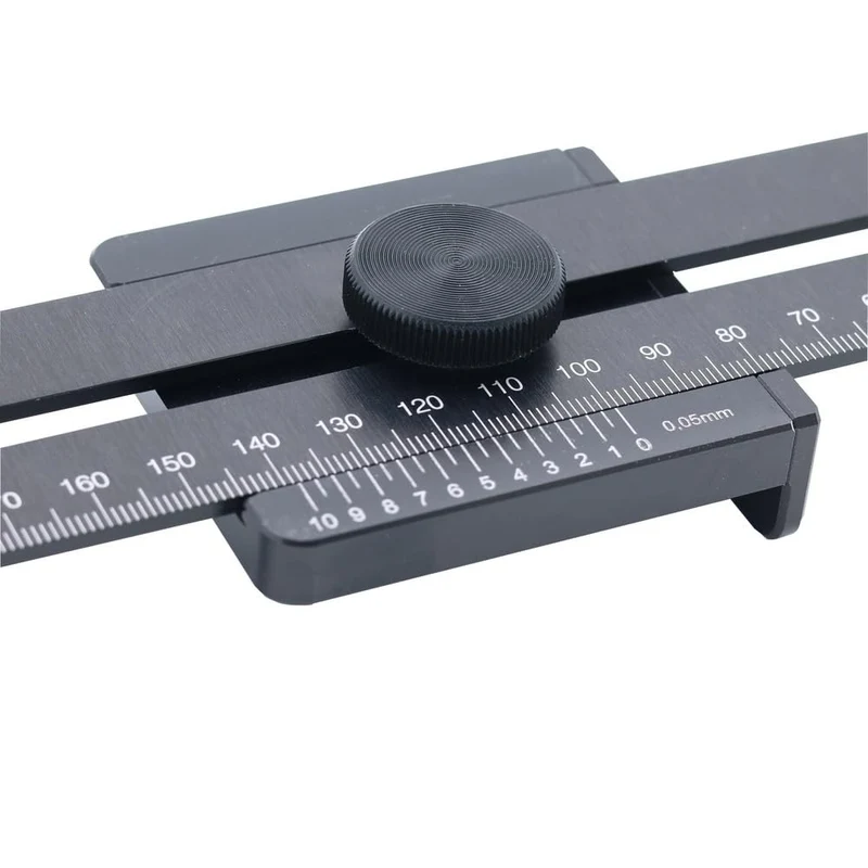 STEINLE 5410 ALU Streichmass Streichmass mit Anschlaghaken mm-Teilung 200 mm