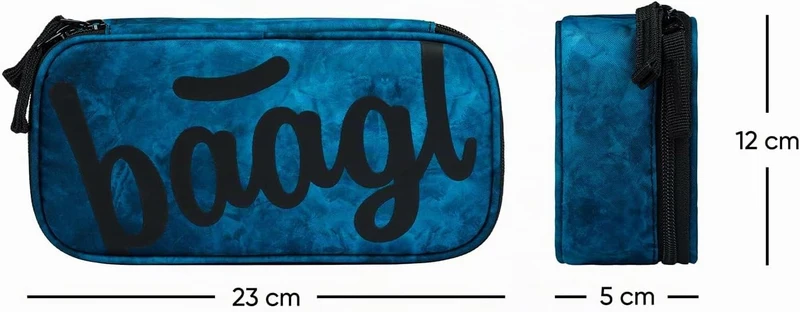Baagl Federmäppchen für Mädchen - Schulmäppchen für Schreibwaren - Schulsachen Federtasche, Jungen F