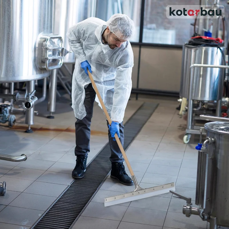 KOTARBAU® Wasserschieber - Silikon abzieher - Silikon -Wasserabzieher – 60 cm – Bodenabzieher - Gumm