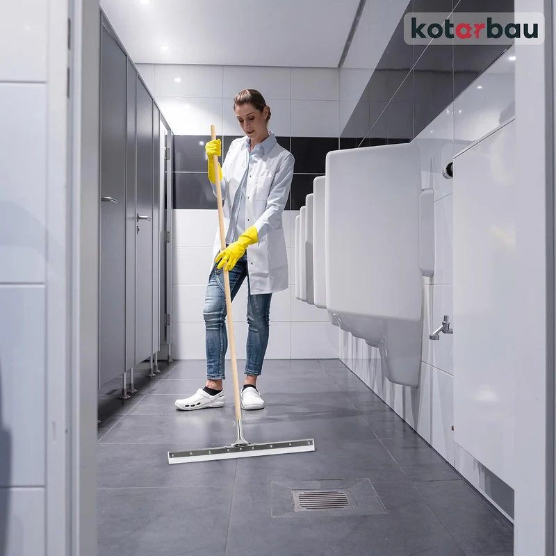 KOTARBAU® Wasserschieber - Silikon abzieher - Silikon -Wasserabzieher – 60 cm – Bodenabzieher - Gumm