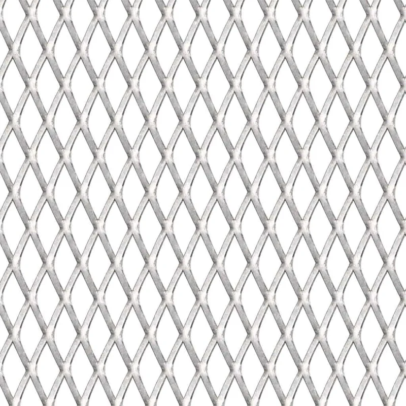 vidaXL Gittermatte Gitterpaneel Streckmetall Edelstahl Gitter 50×50cm 45×20×4mm