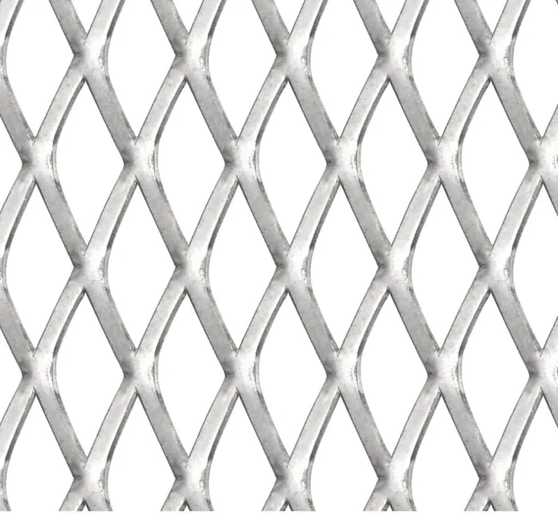 vidaXL Gittermatte Gitterpaneel Streckmetall Edelstahl Gitter 50×50cm 45×20×4mm