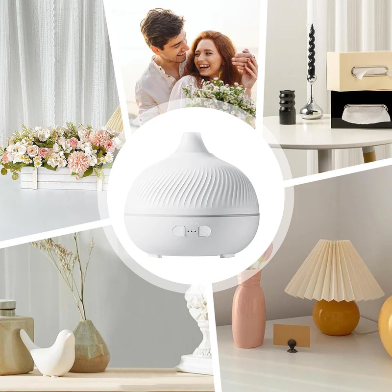 Duftöl Diffuser,USB Steckdosenbetrieb Leise mit Timer | Elektrischer Aroma Diffusor mit Nebel und Lu