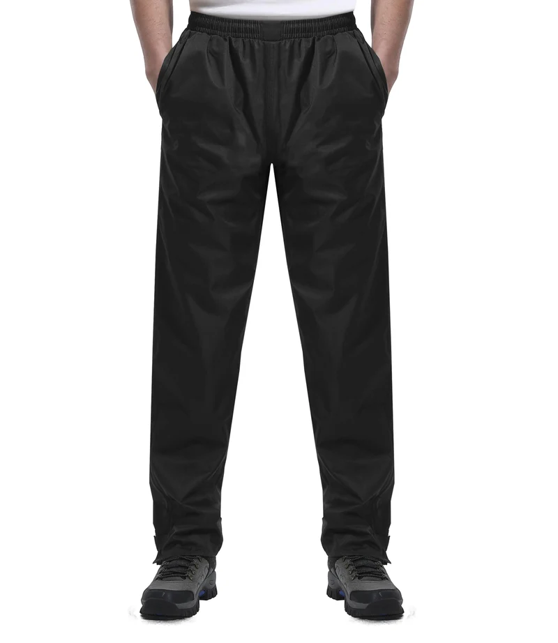 Coutyuyi Regenhose für Herren wasserdichte Leichte Winddichte Outdoorhose zum Wandern Camping Golf X