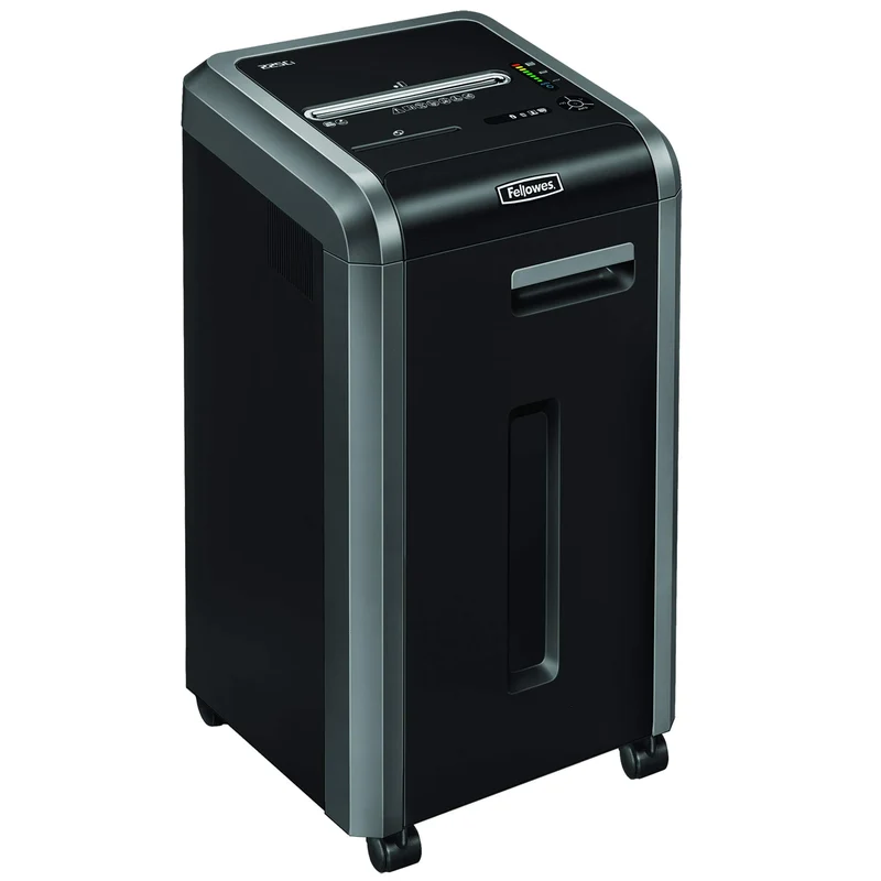 Fellowes 225i Powershred Strip Aktenvernichter schwarz schwarz/grau 225Ci Querschnitt, Kreuzschnitt