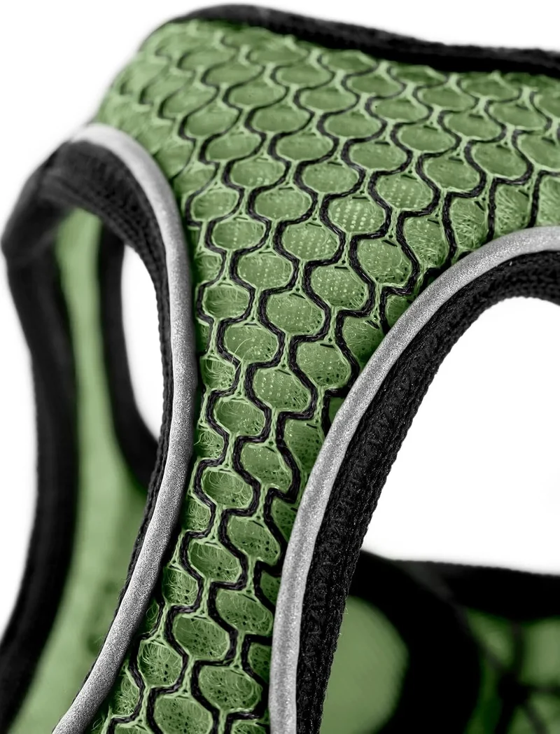 Hunter Hundegeschirr Hilo Comfort, Farbe: lindgrün, Easy Step-In Geschirr für kleine bis mittlere Hu