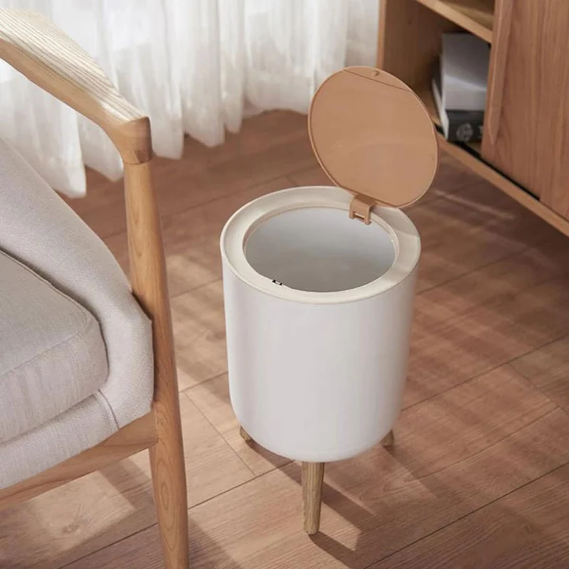 Cabilock Abfalleimer 1Pc -Deckel Zimmer Liefert Badezimmer Hoch Wohnküchen Pressküche Badezimmer Kan