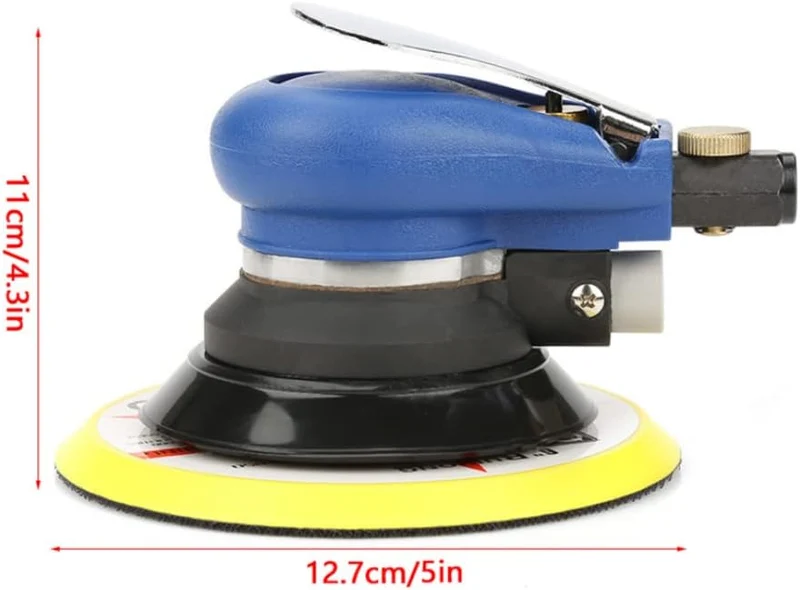 Tyenaza Schleifer, Druckluft Schleifgerät, Druckluft Exzenterschleifer AT-980-6 5 Zoll Air Exzenters