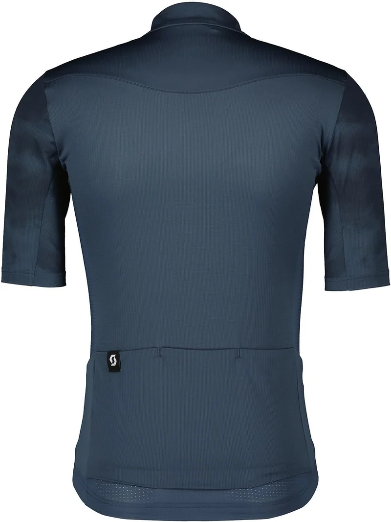Scott Gravel 10 Fahrrad Trikot kurz fir grün 2024 S Metal Blue - Dark Blue, S Metal Blue - Dark Blue