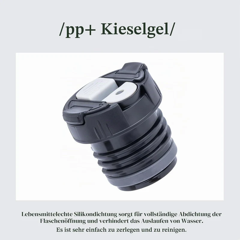 iBasingo 510ml Titan Thermos Flaschen Trinkflasche Isolierflasche Vakuum Flasche Sport Reise Kaffee