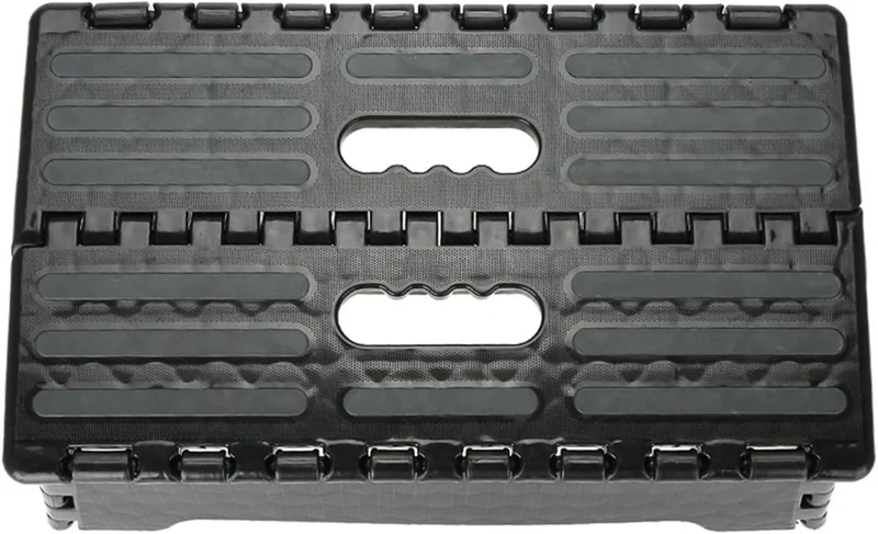 Faltbare Einzelne Trittstufe, 37,8 x 21,6 x 13 cm für ältere Menschen und Behinderte, tragbarer Hock