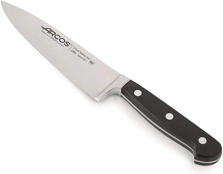 Arcos Serie Clasica - Kochmesser - Klinge aus Nitrum geschmiedetem Edelstahl 160 mm - HandGriff Poly
