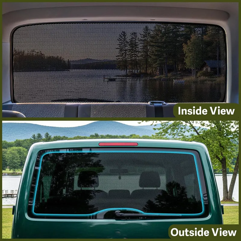 ZATOOTO Sonnenschutz für VW T5 T6 Heckscheibe,Laderaumschutz,Camping für VW für T5 T6, für VW für T5