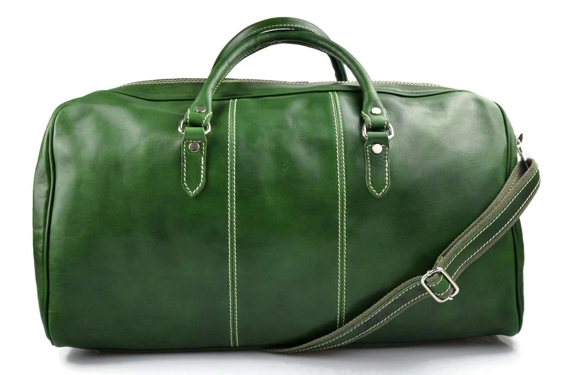 Leder reisetasche manner damen mit griffen schultertasche leder made in Italy weekend tasche reise t