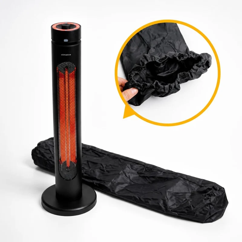 Schutzhülle für Infrarotstrahler AURA 92x19 cm, Heizstrahler Abdeckung, Wetterschutzhülle für Terras