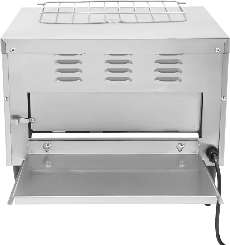 Durchlauftoaster Durchlauf-Toaster Edelstahl Toaster 3 Scheiben, gleichmässiges Toastergebnis, Gastr