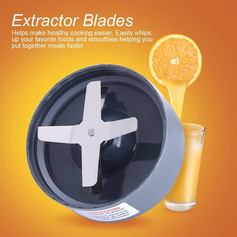 Ausdreher Klinge 600/900 W Ersatz Kreuz-Extraktor Edelstahl Kreuz hohe Klinge Basis passt für Mixer