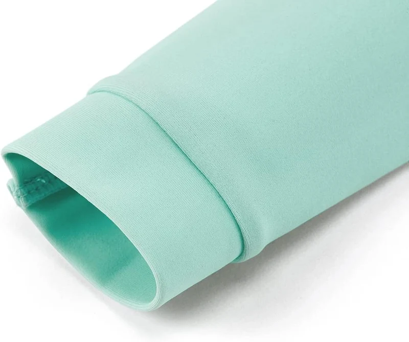 UMELOK Baby Badebekleidung Mädchen Badeanzug mit Sonnenhut UV Schutz 3-6 Monate Grüne,tropische Pfla