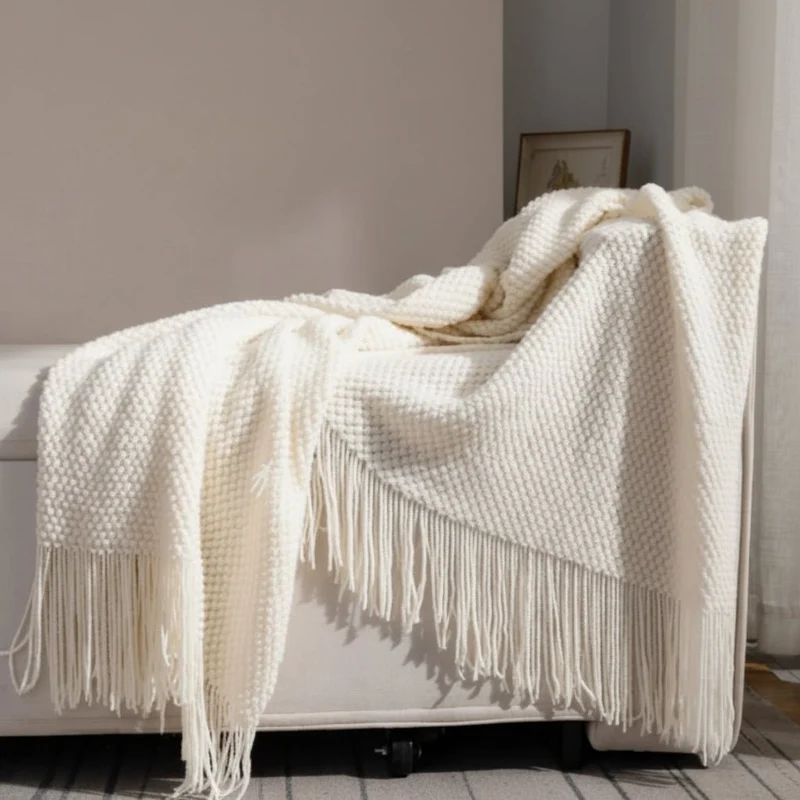 KNITCOVE – Stilvolle Strick-Fleecedecke für maximalen Komfort