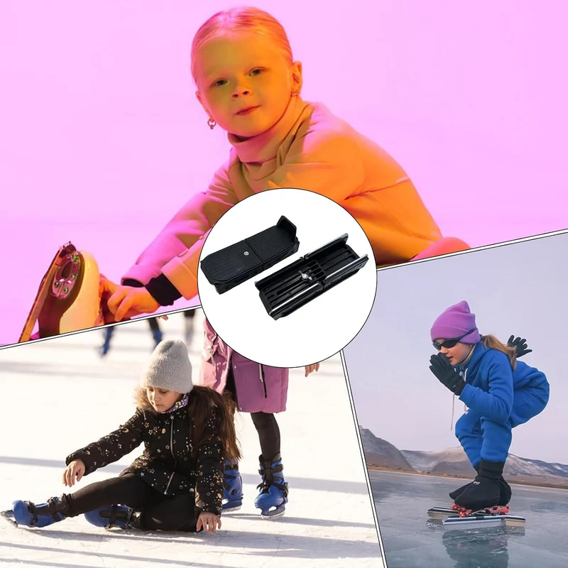 Eislaufschuhe Für Kinder - Schnellverschlussriemen Mit Zubehör Und Schützern - Kinder Kunstlaufschuh
