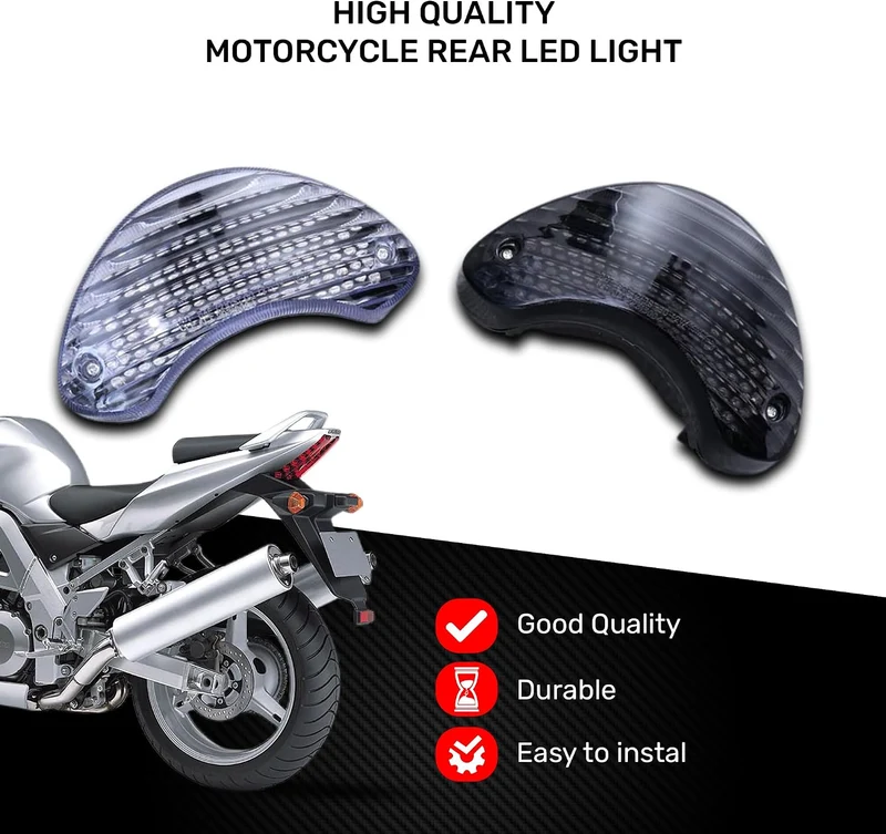 aVDB-moto LED Bremslicht/Rücklicht kompatibel mit SUZUKI SV 650 S SV650S 1999-2002 Plug & Play mit i