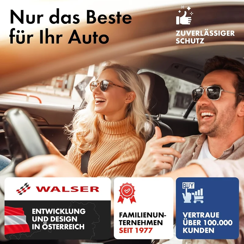 WALSER Premium Hagelschutz Abdeckplane Auto, Auszeichnung Sehr Gut* Hagelschutzplane, TÜV geprüfte*