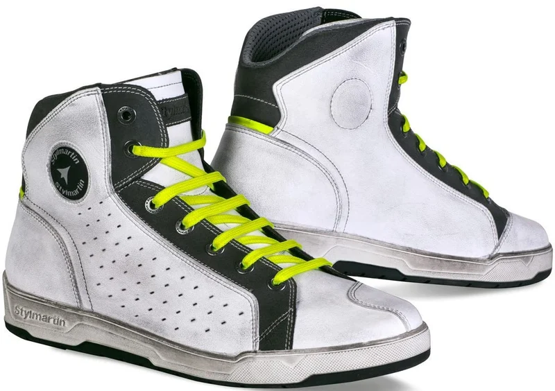 STYLMARTIN Unisex Sectormoto boot 43 EU Weiss, 43 EU Weiss